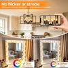 image:imageBrightever 6 Pack G165 LED Light Bulbs 4W E26 Dimmable Candelabra Bulb 40W Equivalent Warm White 2700K 480LM Clear Glass Globe Edison Light Bulbs for Ceiling Fan Chandelier Vanity Light2700k Warm White