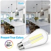 image:imageBrightever 8Pack Vintage LED Edison Bulbs 60W Equivalent 6W ST58 5000K Daylight White Antique LED Filament Bulbs E26 Medium Base Clear Glass Style for Home and Commercial Nondimmable