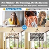 image:imageBrightever E12 LED Light Bulbs 40 Watt Equivalent 4W Candelabra Dimmable Edison Bulbs 5000K T6 Bulbs for Chandelier Ceiling Fan Light 400LM Vintage T25 Tubular Small Filament Bulbs 24 Packs