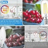 image:imageBrightever E12 LED Light Bulbs 40 Watt Equivalent 4W Candelabra Dimmable Edison Bulbs 5000K T6 Bulbs for Chandelier Ceiling Fan Light 400LM Vintage T25 Tubular Small Filament Bulbs 24 Packs