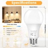 image:imageBrightever A19 LED Light Bulbs Dimmable 100W Equivalent LED Bulbs Energy Efficient 14W E26 Bulb Soft White 2700K 1600 Lumens Lightbulbs for Bedroom Living Room Home Office 4Pack