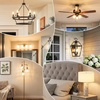 image:imageBrightever E12 LED Candelabra Light Bulbs 60W Equivalent Light Bulbs Dimmable 6W LED Chandelier Bulbs 5000K Daylight White 600Lm C37 Small Base Light Bulbs for Ceiling Fan Pendant Lights 12Pack2700k Daylight White