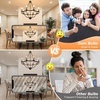 image:imageBrightever E12 LED Candelabra Light Bulbs 60W Equivalent Light Bulbs Dimmable 6W LED Chandelier Bulbs 5000K Daylight White 600Lm C37 Small Base Light Bulbs for Ceiling Fan Pendant Lights 12Pack2700k Warm White