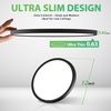 image:image4 Packs 12 Inch LED Flush Mount Ceiling Light Fixture  24W 3200LM 063 UltraSlim Dimmable 5CCT 2700K6500K Selectable LED Ceiling Light Flush Mount for Bedroom Kitchen BlackBlack