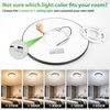 image:image4 Packs 12 Inch LED Flush Mount Ceiling Light Fixture  24W 3200LM 063 UltraSlim Dimmable 5CCT 2700K6500K Selectable LED Ceiling Light Flush Mount for Bedroom Kitchen BlackBlack