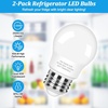 image:image6Pack A15 Refrigerator Light Bulb 40W Equivalent 120V Fridge Waterproof LED Bulbs 4W Daylight White 5000K E26 Base Freezer Home Lighting Nondimmable