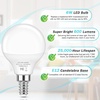 image:imageBrightever 6W A15 E12 LED Light Bulbs Dimmable 60W Equivalent4000k Daylight White