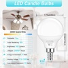 image:imageBrightever 6W A15 E12 LED Light Bulbs Dimmable 60W Equivalent4000k Daylight White
