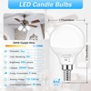 image:imageBrightever 6W A15 E12 LED Light Bulbs Dimmable 60W Equivalent5000k Daylight White