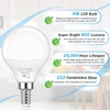 image:imageBrightever 6W A15 E12 LED Light Bulbs Dimmable 60W Equivalent5000k Daylight White
