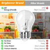 image:imageBrightever 6W Dimmable Ceiling Fan Bulbs A15 Standard E26 Base Bulb2700k Warm White