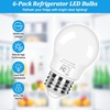 image:imageBrightever 6W Dimmable Ceiling Fan Bulbs A15 Standard E26 Base Bulb5000k Daylight White