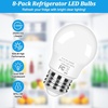 image:imageBrightever 6W Dimmable Ceiling Fan Bulbs A15 Standard E26 Base Bulb5000k Daylight White