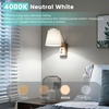 image:imageBrightever A19 Dimmable LED Light Bulb E26 Led Bulb 60 Watt Equivalent Energy Efficient 9W Soft White 2700K 800 Lumens Lightbulbs for Bedroom Living Room Home Office Lamp 4Pack4000k Neutral White