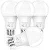 image:imageBrightever A19 Dimmable LED Light Bulb E26 Led Bulb 60 Watt Equivalent Energy Efficient 9W Soft White 2700K 800 Lumens Lightbulbs for Bedroom Living Room Home Office Lamp 4Pack2700k Warm White