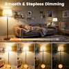 image:imageBrightever A19 Dimmable LED Light Bulb E26 Led Bulb 60 Watt Equivalent Energy Efficient 9W Soft White 2700K 800 Lumens Lightbulbs for Bedroom Living Room Home Office Lamp 4Pack2700k Warm White
