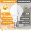 image:imageBrightever A19 Dimmable LED Light Bulb E26 Led Bulb 60 Watt Equivalent Energy Efficient 9W Soft White 2700K 800 Lumens Lightbulbs for Bedroom Living Room Home Office Lamp 4Pack2700k Warm White