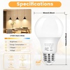 image:imageBrightever A19 Dimmable LED Light Bulb E26 Led Bulb 60 Watt Equivalent Energy Efficient 9W Soft White 2700K 800 Lumens Lightbulbs for Bedroom Living Room Home Office Lamp 4Pack2700k Warm White