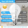image:imageBrightever A19 Dimmable LED Light Bulb E26 Led Bulb 60 Watt Equivalent Energy Efficient 9W Soft White 2700K 800 Lumens Lightbulbs for Bedroom Living Room Home Office Lamp 4Pack5000k Daylight White
