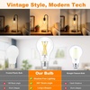 image:imageBrightever A19 Vintage LED Edison Light Bulb 8W E26 Bulbs 2700K Warm White2700k Warm White