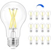 image:imageBrightever A19 Vintage LED Edison Light Bulb 8W E26 Bulbs 2700K Warm White5000k Daylight White