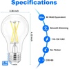 image:imageBrightever A19 Vintage LED Edison Light Bulb 8W E26 Bulbs 2700K Warm White5000k Daylight White