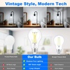 image:imageBrightever A19 Vintage LED Edison Light Bulb 8W E26 Bulbs 2700K Warm White5000k Daylight White