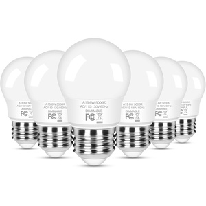 image:imageBrightever 6W Dimmable Ceiling Fan Bulbs A15 Standard E26 Base Bulb5000k Daylight White