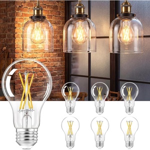 image:imageBrightever A19 Vintage LED Edison Light Bulb 8W E26 Bulbs 2700K Warm White2700k Warm White