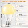 image:imageBrightever 14W A19 Dimmable LED Light Bulbs 100 Watt Equivalent E26 Base2700k Warm White