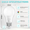 image:imageBrightever 14W A19 Dimmable LED Light Bulbs 100 Watt Equivalent E26 Base4000k Natural White