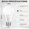 image:imageBrightever 14W A19 Dimmable LED Light Bulbs 100 Watt Equivalent E26 Base5000k Daylight White