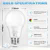 image:imageBrightever 14W A19 Dimmable LED Light Bulbs 100 Watt Equivalent E26 Base5000k Daylight White