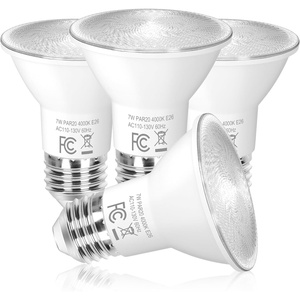 image:imageBrightever PAR20 LED Bulbs 50 Watt Equivalent LED Light Bulb Dimmable 3000K Warm White LED Spotlight Bulb 600 Lumens Energy Efficient 7W E26 Standard Base for Spot Lights Indoor Outdoor 4Pack4000k Neutral White
